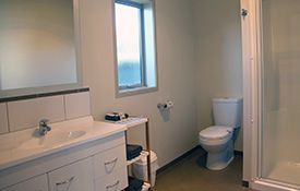executive studio unit - bathroom shower
